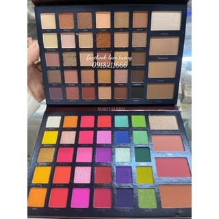 Bảng phấn mắt 68 màu beauty glazed, không thấm nước hàng ngày