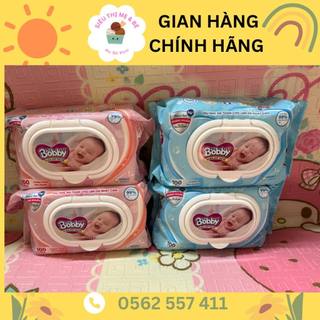 Khăn ướt bobby không mùi 100 tờ date t1/2027