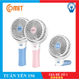 [HỎA TỐC 2H] Quạt sạc Cầm Tay Comet CRF0904 công suất 3W, Bảo Hành 12 Tháng