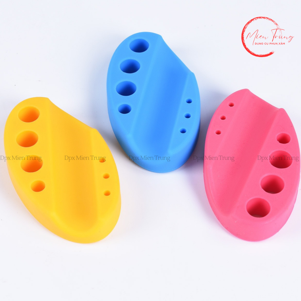 Đế sillicon đựng chum,hũ mực ,để máy phun xăm