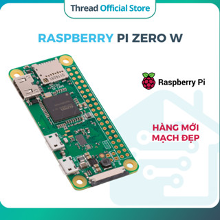 Raspberry Pi Zero W - board mạch máy tính nhúng siêu rẻ. Phiên bản W đã có sẵn kết nối WiFi và Bluetooh