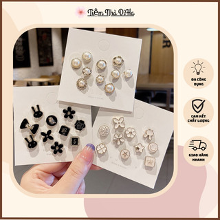 🌸 Khuy Cài Áo Mini Sang Trọng [SET 10 CHIẾC] Ghim Cài Áo Mini Nhỏ Xinh Tiện Dụng NC5033 🌸