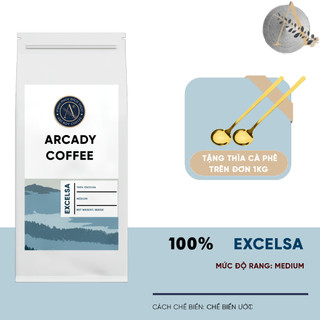 Cà phê excelsa di linh natural arcady coffee - cà phê nguyên rang mộc chất dành cho pha phin và pha máy