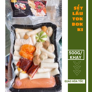 Sét lẩu tokbokki 500g/khay