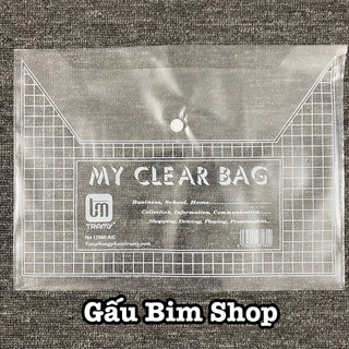 Túi clear bag - bìa đựng tài liệu khổ a4/khổ f