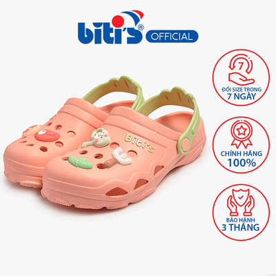 Dép Eva Phun Trẻ Em Biti's BST Vườn Rau Của Mẹ BEG002300HOG (Hồng)