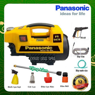 Máy rửa xe Panasonic 3500W mini cho gia đình Dây 30 mét Máy xịt rửa điều hòa Bảo Hành 12 tháng