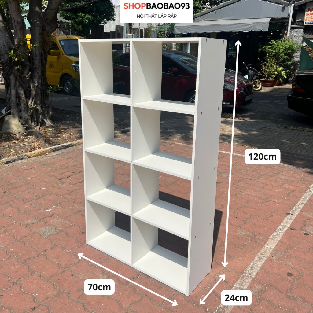 Kệ sách để sàn nhà kệ gỗ đựng đồ đa năng chất liệu gỗ MDF phong cách tối giản - X25 | BigBuy360 - bigbuy360.vn