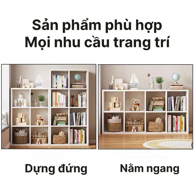 Kệ sách để sàn nhà kệ gỗ đựng đồ đa năng chất liệu gỗ MDF phong cách tối giản - X25 | BigBuy360 - bigbuy360.vn