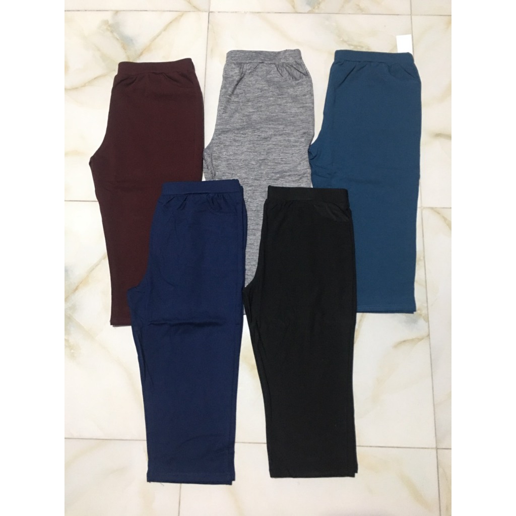 QUẦN THUN LỬNG LEGGING NỮ ( COMBO 3 QUẦN 100K )