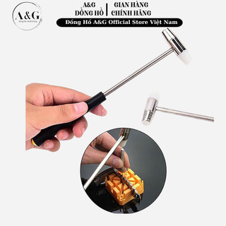 Búa cao su chuyên dụng cắt tháo mắt dây đồng hồ đeo tay phụ kiện đồng hồ dụng cụ sửa chữa đa năng