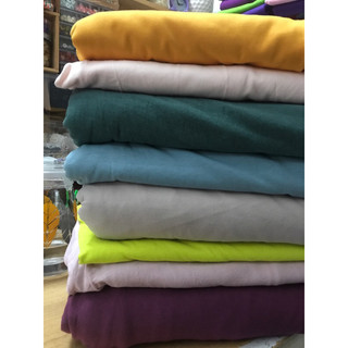 Vải Thun Cotton 2 chiều Xuất dư chất vải mềm mịn mát may quần áo mặc thoát mát thấm hút mồ hôi, tả lót, may outfit doll