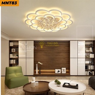 Đèn mâm ốp 2045-16 cánh và 20 cánh led 3 chế độ sang trọng, hiện đại