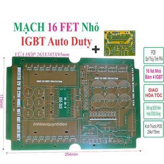 PCB 16 fet nhỏ băm IGBT bo mạch kích điện - linh kiện điện tử QUỲNH DIỄN