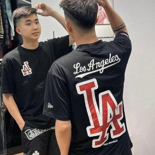 Áo phông m.l.b - l.a in lụa cao cấp chất cotton 2 chiều hàng đẹp chuẩn tag-áo thun la hàng đẹp hottrend hưởng đá