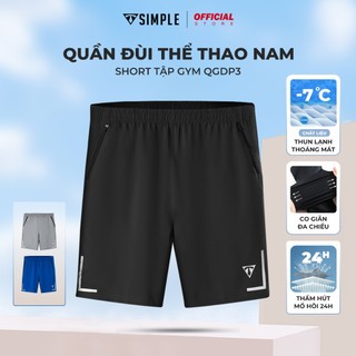 Quần Đùi Thể Thao Nam TSIMPLE V3 Short tập gym vải gió thoáng mát co giãn thoải mái vận động QGDP3