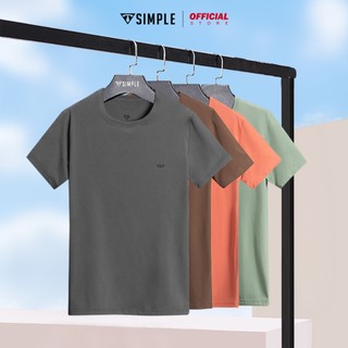 Áo Thun Nam Cổ Tròn TSIMPLE phông trơn tay ngắn vải Cotton cao cấp chống nhăn chuẩn form MSSATTCX