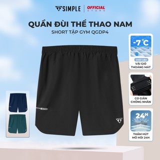 Quần Đùi Thể Thao Nam TSIMPLE V4 Short tập gym vải gió thoáng mát co giãn thoải mái vận động QGDP4