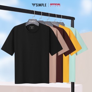 Áo Thun Nam Cổ Tròn TSIMPLE phông trơn tay ngắn vải Cotton cao cấp chống nhăn chuẩn form A10104