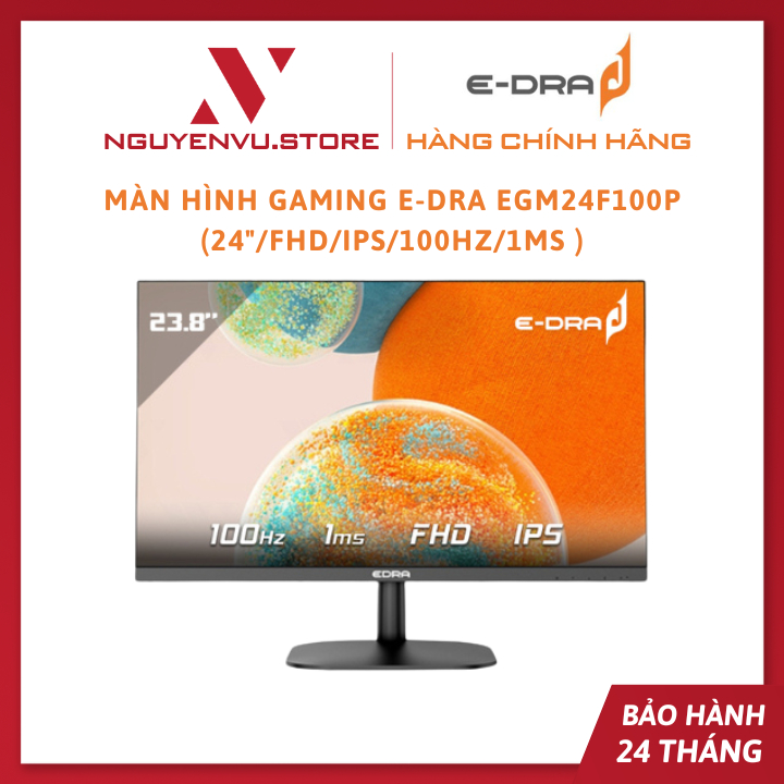 Màn hình Gaming E-dra EGM24F100S /EGM24F100P  (23.8"/IPS/100Hz/1ms) / EGM24F100VA (23.8"/VA/100hz/1ms) - Hàng chính hãng