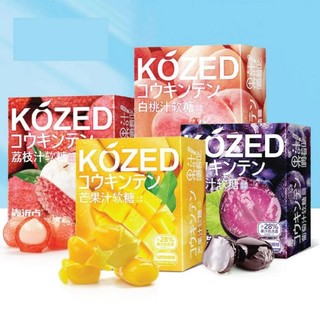 Kẹo dẻo trái cây bóc vỏ KOZED, kẹo dẻo trái cây tự nhiên, kẹo ngon hot hit 2024