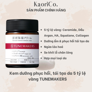 Kem dưỡng ẩm phục hồi, tái tạo da 5 tỷ lệ vàng Tunemakers Nhật Bản