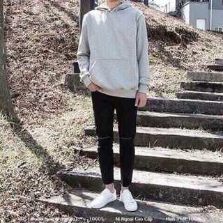 ÁO HOODIE TRƠN BASIC NHIỀU MÀU