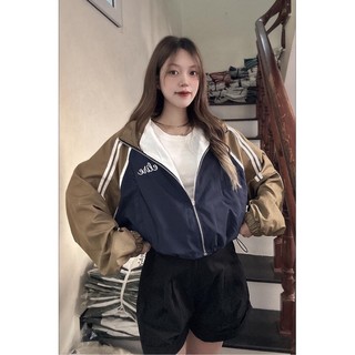 ÁO KHOÁC GIÓ CROPTOP FORM RỘNG