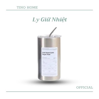 Ly Giữ Nhiệt Iced Americo Inox 304 Không Gỉ Dung Tích 600ml Cao Cấp (TVQ Store)