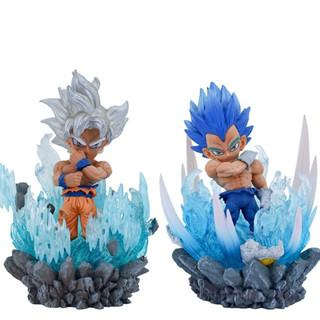 Mô hình, figure dragon ball vegeta và goku bản năng vô cực ss blue - full box trùm figure