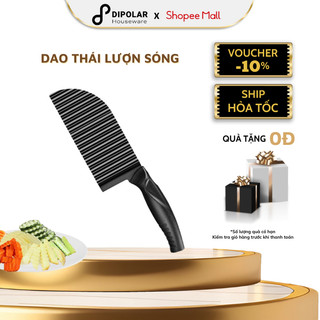 Dao Thái Rau Củ Quả Lượn Sóng Cao Cấp DIPOLAR Chất Liệu Thép Không Gỉ Trang Trí Tạo Hình Cho Bé Ăn Dặm - DD01