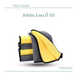 Set 10 Khăn Lau Xe Ô Tô Chuyên Dụng Thiết Kế  2 Lớp Siêu Thấm, Dày Mịn Tiện Lợi Sử Dụng GVQ Store