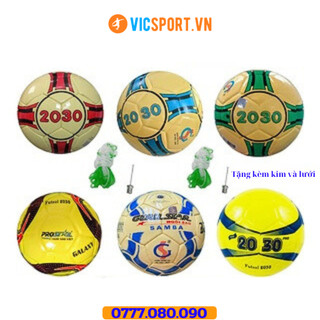 (Tặng kèm lưới+kim bơm) Quả bóng đá, bóng Nhân Tạo 2030, Futsal đủ màu, bền bỉ, chất lượng cao, chính hãng - Vicsport