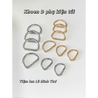Khoen D phụ kiện túi