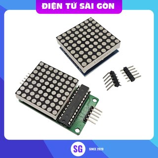 Module mạch hiển thị 1 Led ma trận MAX7219CNG / MAX7219CWG IC SMD