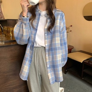 Sơmi caro form rộng
