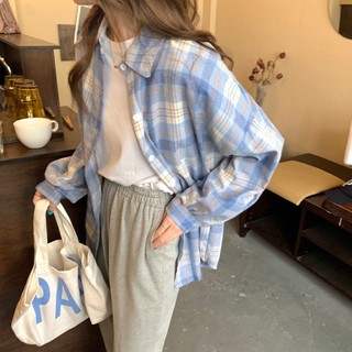 Sơmi caro form rộng