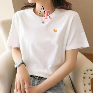 Áo phông thun Nữ form vừa tay ngắn cổ tròn Avocado, áo phông nữ dáng suông cộc tay cotton unisex