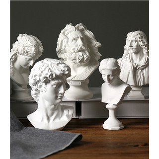 Tượng thạch cao 15cm/31cm Apollo, David, Mozart, Beethoven, Voltaire.. trang trí tiểu cảnh, studio