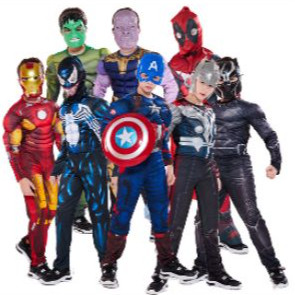 (CÓ SẴN) Trang Phục Hóa Trang Chiến Binh Báo Đen Black Panther Kèm Mặt Nạ, Bộ Đồ Hóa Trang Siêu Anh Hùng