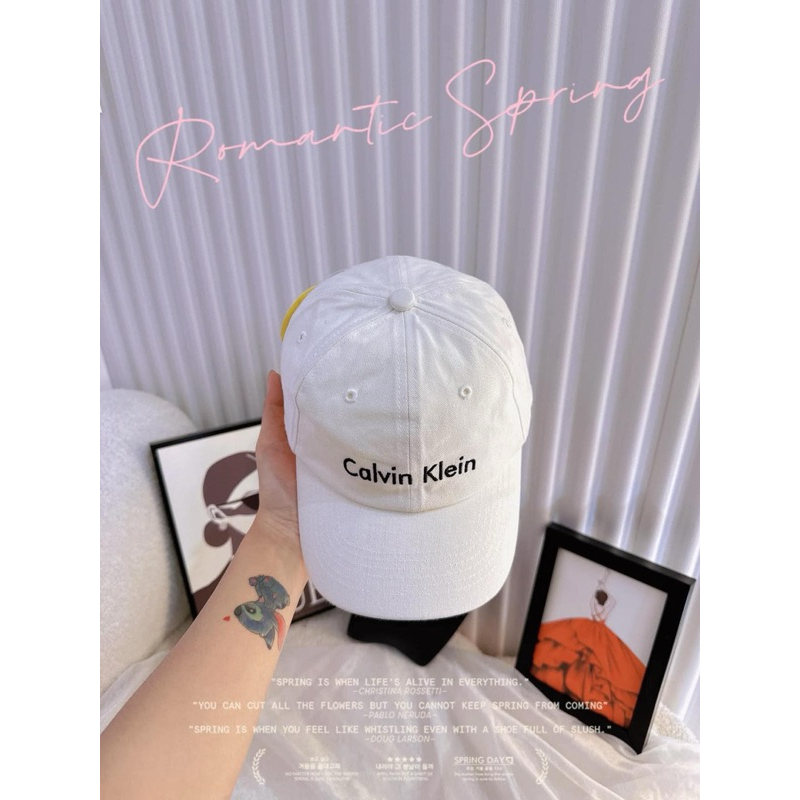 Mũ kaki thêu dòng chữ C.K phom mềm CAPSAIGON unisex nam nữ phong cách trẻ trung năng động