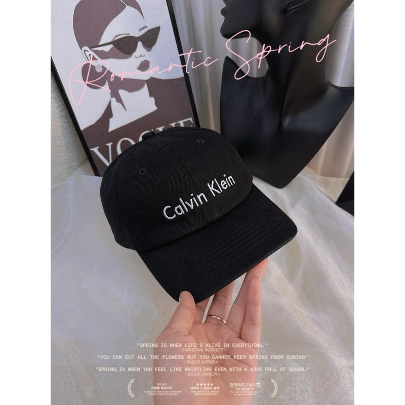 Mũ kaki thêu dòng chữ C.K phom mềm CAPSAIGON unisex nam nữ phong cách trẻ trung năng động