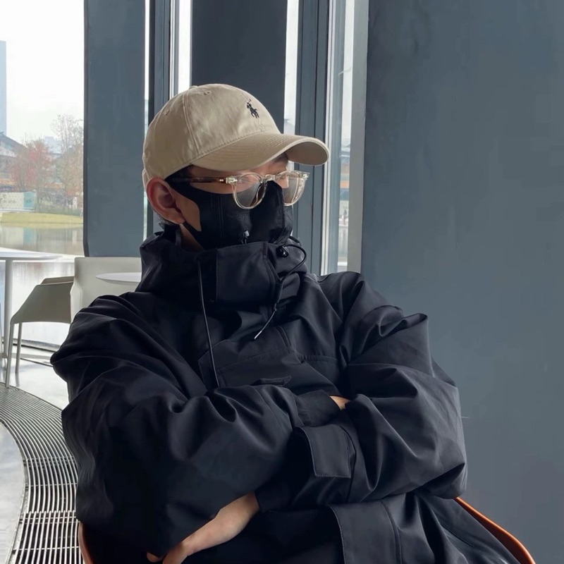 Mũ lưỡi trai kaki phom mềm CAPSAIGON thêu logo PILO phong cách Hàn Quốc dành cho nam nữ