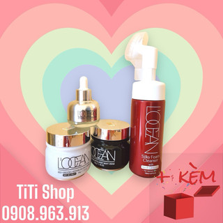 [Date đến 2027] Combo Kem Hồng Sâm L'ocean Ngày, Đêm Và Serum Hồng Sâm