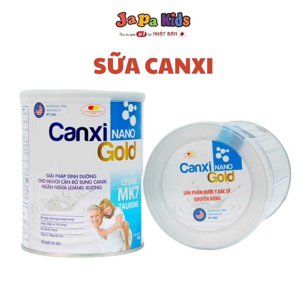 Combo 3 Hộp Tặng 1 Sữa CanXi Cho Người Già Hỗ Trợ Xương Khớp Bổ Sung Canxi