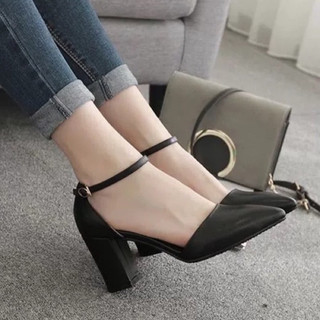 Giày cao gót công sở bít mũi nhọn 7cm BMCS-7p