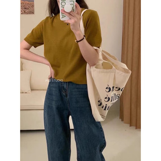𝗟𝗔 𝗖𝗛𝗔𝗥𝗠𝗘́ |Áo mongtoghi cộc trơn 3046