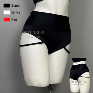  (SẴN) Quần Short Cạp Cao Dây Đùi 2 Lớp Tập Twerk, Pole Dance, Sexy Dance, Bơi, Nhảy - Q03 - SISTER SEXI