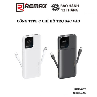 Pin dự phòng 10000mah remax rpp-657 / 20000mah rpp-658 / 30000mah rpp-659 4 cổng sạc 2.4a
