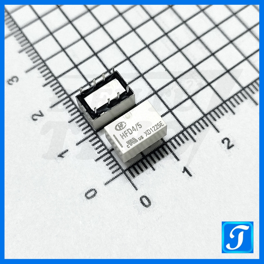 Relay HFD4 HF33F HF46F HF115F-012-1HS1 / Rờ le 5V 12V 24V Kiểu Chân Hàn PCB HFD4-5 HFD4-5-S HFD4-12 